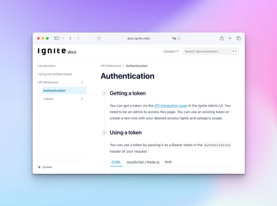 Ignite Dokumentation
