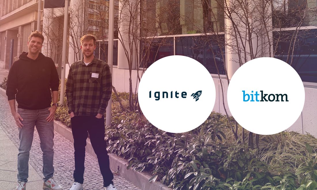 Jan and Philipp at Bitkom