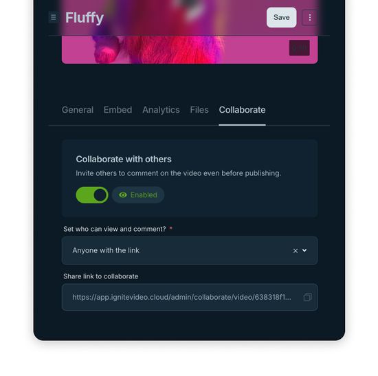 Active Collaboration within the Ignite Backend
