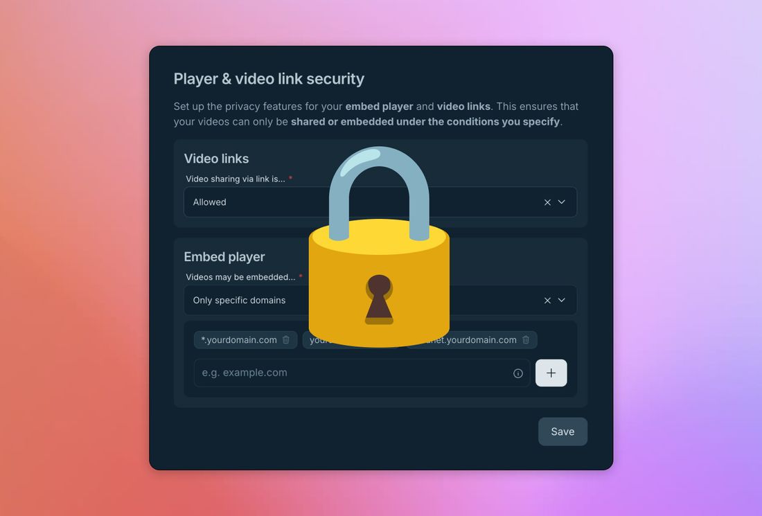 HowTo Video Security and Playback