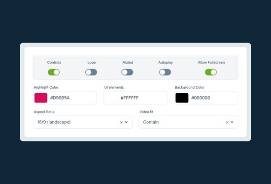 Player Design Options within the Ignite Backend