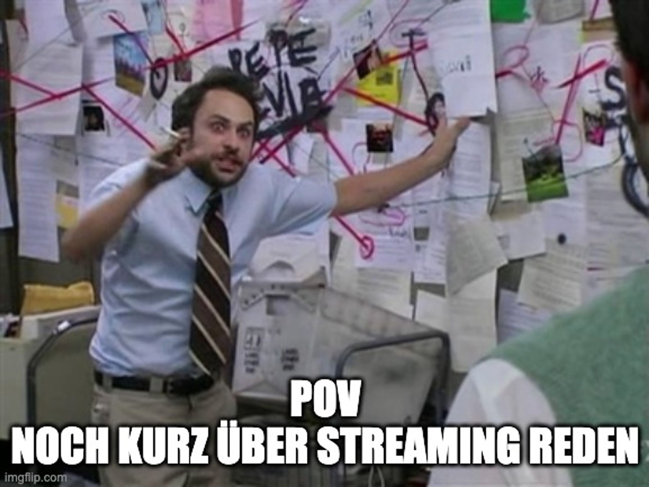 MEME: Kurz über Streaming sprechen