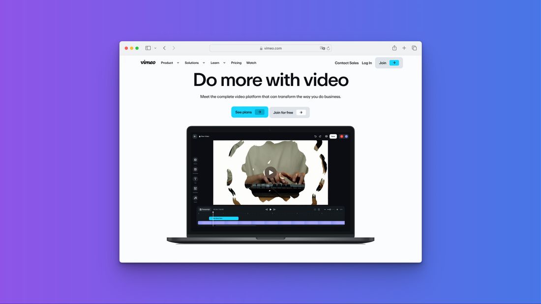 Vimeo Screenshot